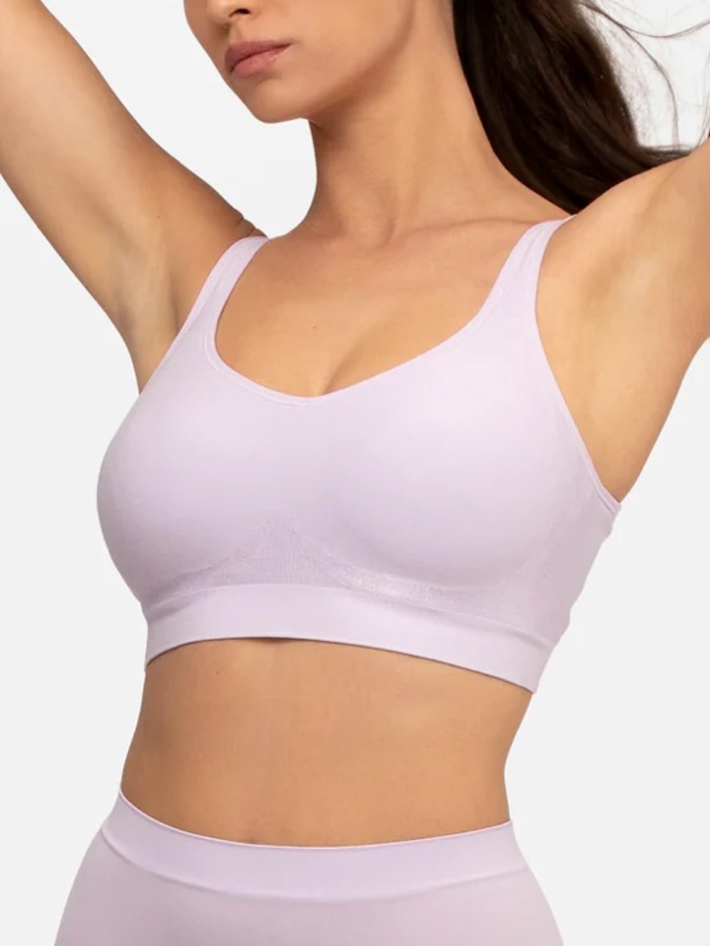 Underoutfit 457 The Comfort Shaping Bra Wireless Lilac Purple Size Small